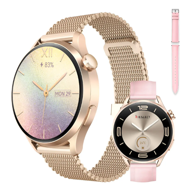 Kieslect Lady Watch Lora Reno 3 Pantalla AMOLED 1.32" Llamadas Bluetooth 5ATM