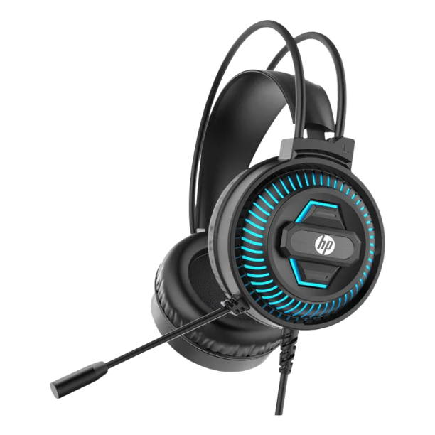 HP Audífonos de Diadema con Micrófono DHE-8001 – Sonido Estéreo Gaming