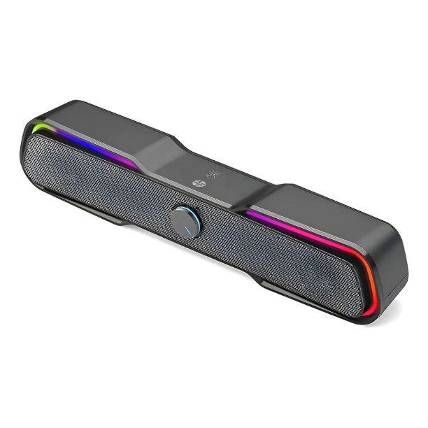 Barra de Sonido HP DHE-6002 2.1 Canales Subwoofer Bluetooth USB AUX LED