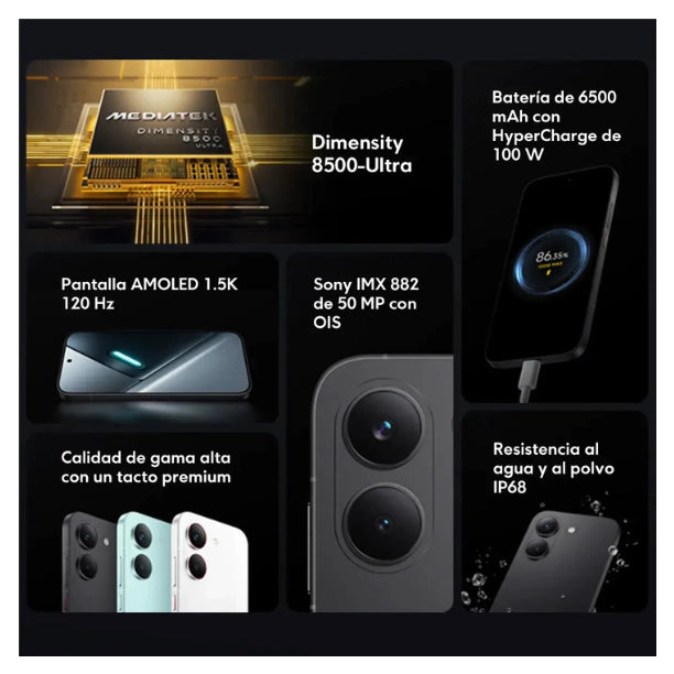 Xiaomi Poco X8 Pro AMOLED 120Hz para Gaming y Multitarea
