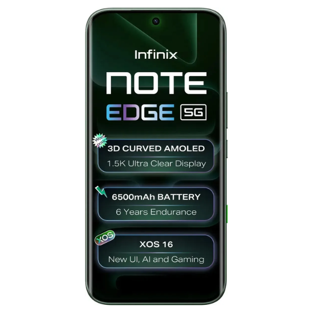 Infinix Note Edge 5G 256GB 8GB RAM Pantalla AMOLED 120Hz