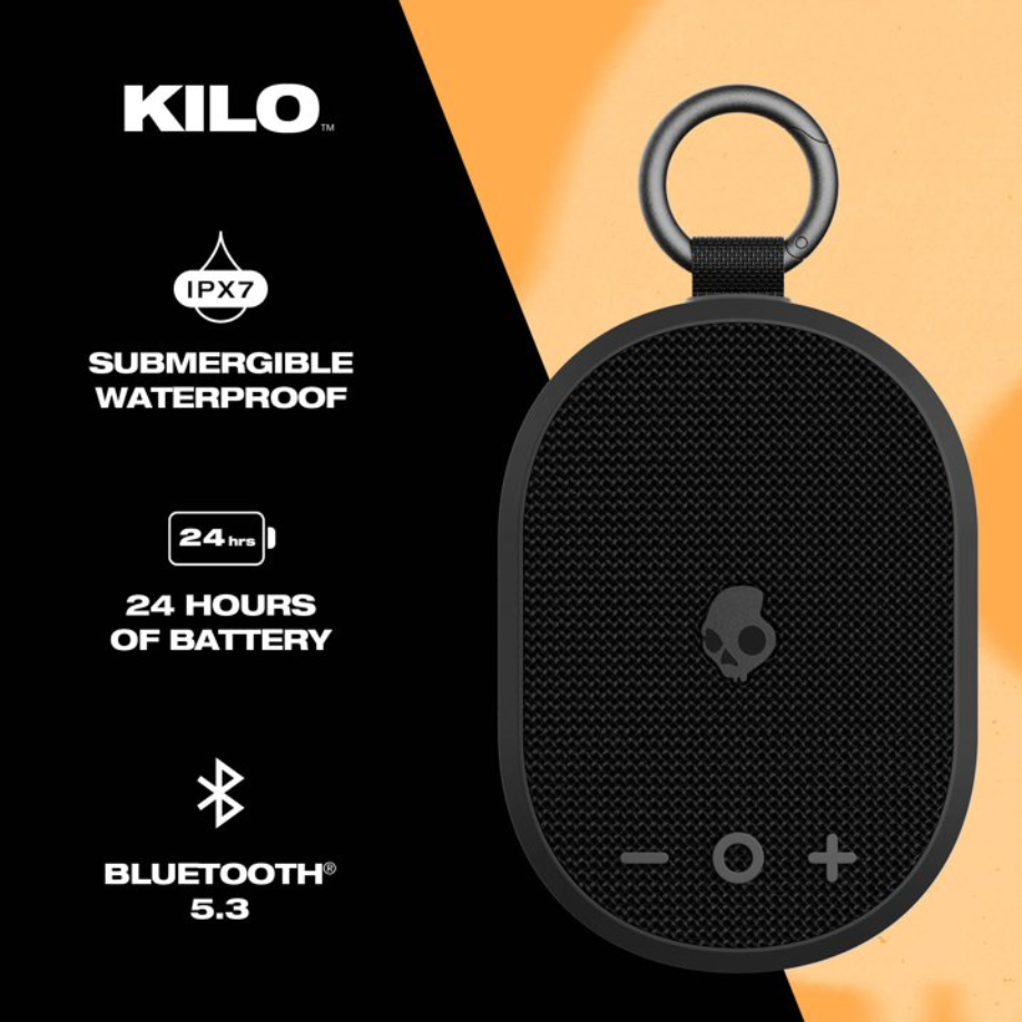 Bocina Bluetooth Skullcandy Kilo IPX7 para Viajes y Camping | 24H
