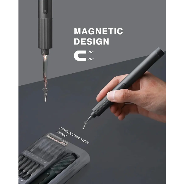 Xiaomi Destornillador Eléctrico de Precisión 24 Puntas USB-C Torque Ajustable