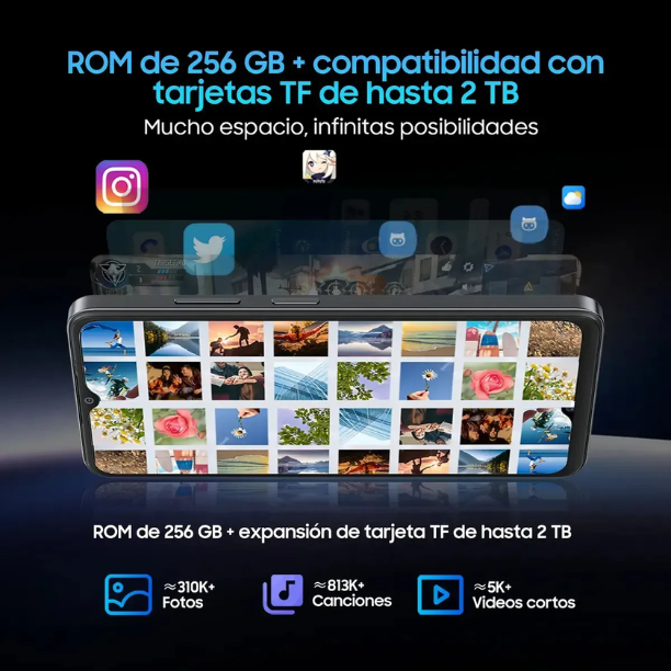 Blackview Wave 8 256GB 8GB RAM Expandida 90Hz 5000mAh Dual SIM