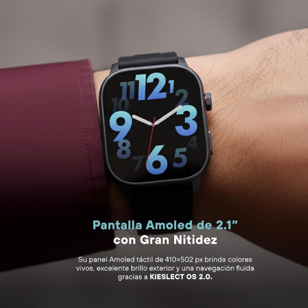 Kieslect Smart Watch KS3 AMOLED GPS Bluetooth 5ATM Llamadas