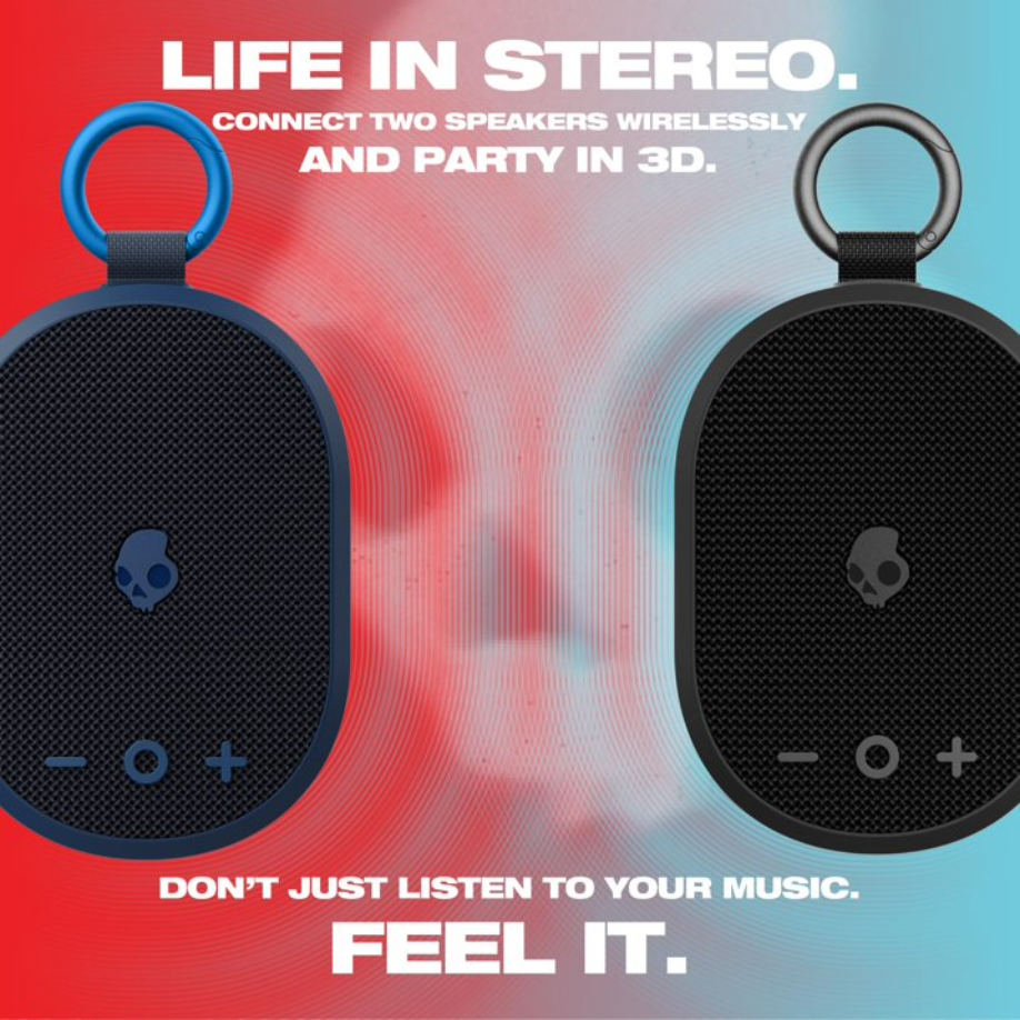 Bocina Bluetooth Skullcandy Kilo IPX7 para Viajes y Camping | 24H