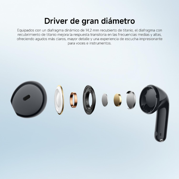 Audífonos Bluetooth Xiaomi Redmi Buds 8 Active 37H Bluetooth 5.4 IP54 Micrófonos IA