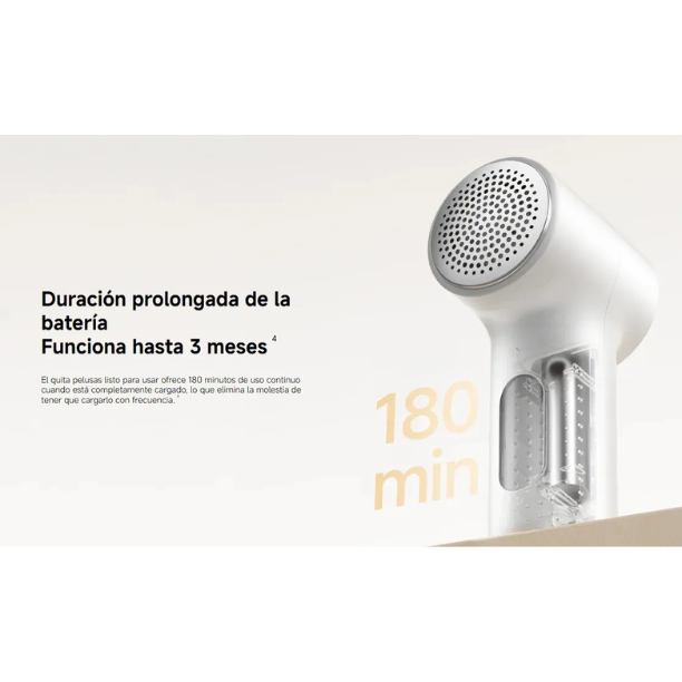 Xiaomi Removedor de Pelusas 2 Mijia – Quitapelusas Eléctrico Recargable USB-C para Ropa y Telas